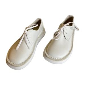 CAMPER White Natural Brothers Polze Chukka Derby Shoe Size 37 US 7